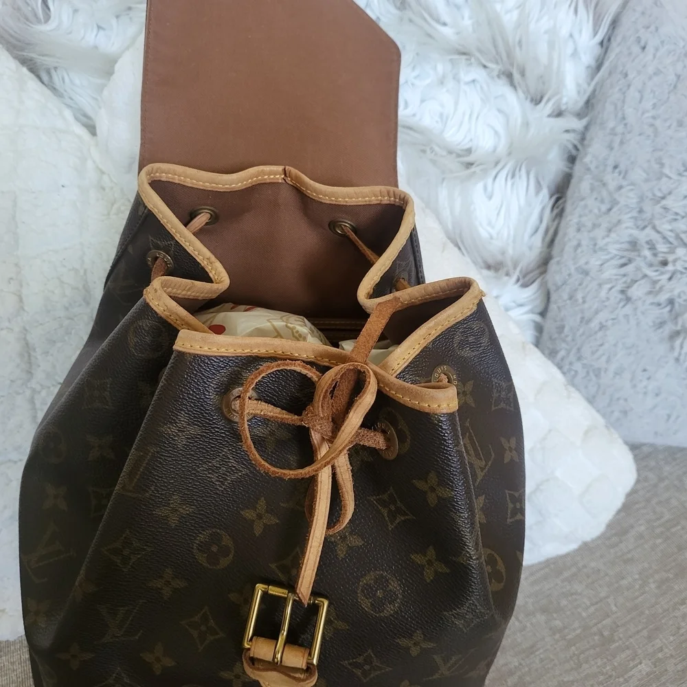 Louis Vuitton Montsouris Gm Backpack Authentic...w/ COA